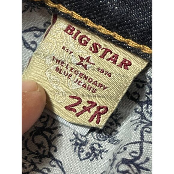 Big Star Maddie Mid Rise Bootcut Jeans Dark Wash Women’s 27R Fits 6–7 - Picture 14 of 16